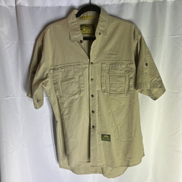 Vintage Camel Trophy Adventure Wear Shirt Men’s Large Collection Safari 90s - Picture 1 of 9